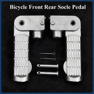 🚴 STOP USING BROKEN PEDALS! 1-Pair Heavy Duty E-Bike Footrests - Durable Aluminum Alloy Foldable Design | Perfect Replacement for Damaged Electric Scooter Parts | COD 24H Delivery