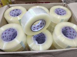 Packaging Tape CLEAR-400m (36-PCS- 1BOX) Strong Adhesive Big Roll Packing And Binding Tape ( AZ-AZ.PH )