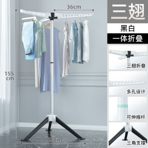 ราวตากผ้าพับได้ชั้นวางของชั้นห้องนอนระเบียงด้านในราวตากผ้าสแตนเลสราวตากผ้ายืดไสลด์บ้านราวตากผ้าเย็น