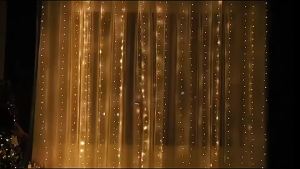 3M LED Curtain String Lights Garland USB Fairy Lights Festoon With Remote for Room Window  New Year Christmas Decoration