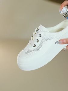 [Free Shipping] Breathable Slip-On Backless Sports Sandals For Women Summer Outdoor Wear 2026 New Model Thick-Soled Height-Increasing Closed-Toe Mules