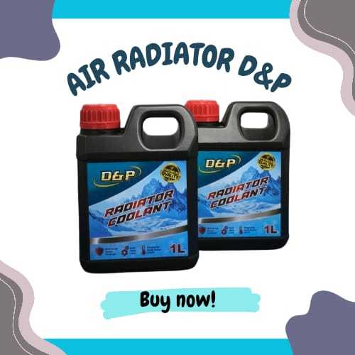 Cairan Pendingin Mesin Air Radiator 1 Liter - MEREK D&P | Lazada Indonesia
