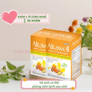 [ Combo cho mẹ đi sinh Altawell ] giúp vệ sinh giữ ấm cơ thể cho mẹ trước & sau sinh