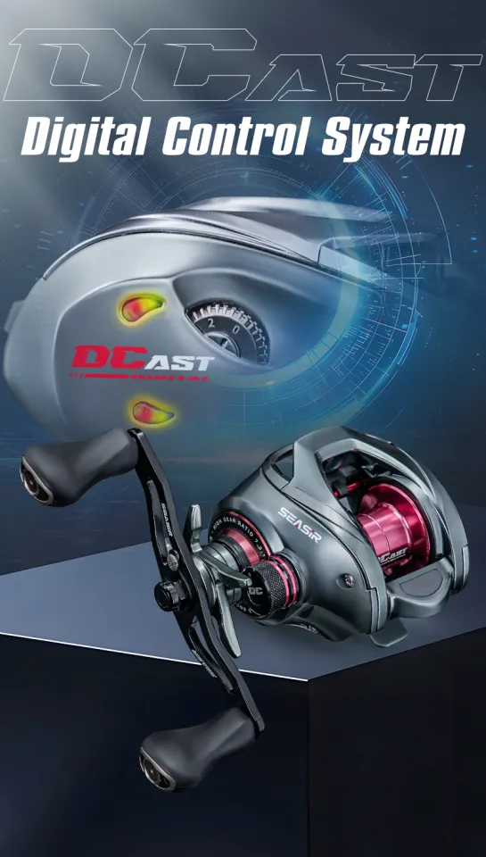 SEASIR DCAST DC Baitcasting Fishing Reel Digital Control long cast