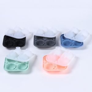 LITTLEX Silicone Khay làm đá viên có nắp Kích thước lớn Khuôn làm đá hình cầu 3D Hình cầu Hình tròn Khuôn làm đá viên hình cầu Đồ uống  nhà bếp
