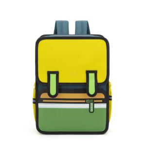 3D Cartoon Kids Backpack With Functional Compartments Kindergarten School Bag For Easy Organization And Daily Use