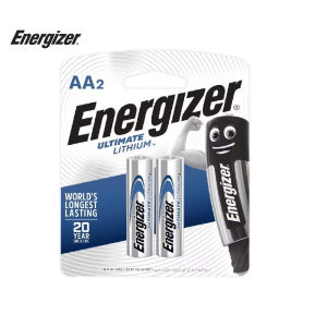 Vỉ 2 viên pin tiểu AA 1.5V Lithium Ultimate Energizer chính hãng dùng cho các thiết bị cao cấp