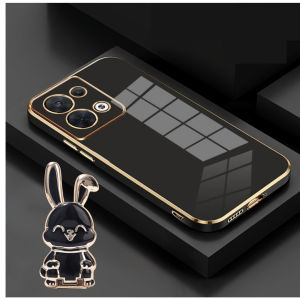 Promo Softcase Terbaru Infinix Note 30 Note 30i Note 30 Pro Casing Luxury 6D Plating Stand Holder Tarikan Kelinci