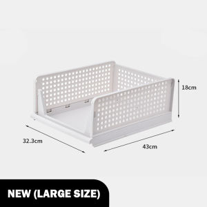 Modular Retractable Shelf / Storage Rack Drawer Clothes Closet Wardrobe organiser / Rainbow