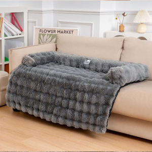 DUDU Pet Detachable and Washable Dog Sofa Pet Sofa Pet Mat Plush Dog Bed Warm and Thickened for Winter Suitable for All Seasons
