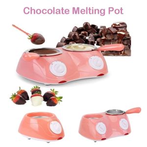 SZXBOGS Stainless Steel Chocolate Melting Pot Mini Size Electric Cheese Pot Multi-Purpose Temperature Control Warmer Machine Candy Making