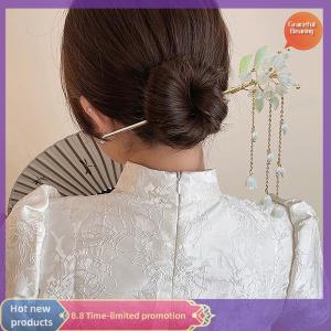 Graceful Classic Chinese Hair Stick Pins For Women Butterfly Flower Star Fresh Handmade Hairpins Charm Jewelry Accessories Hair Ornaments