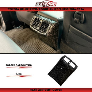 [BAIRONG]Toyota Hilux Revo/Rogue AN120/AN130 2016-2026 Carbon Trim Rear Air-Vent Cover/Rear Anti-Kick Cover