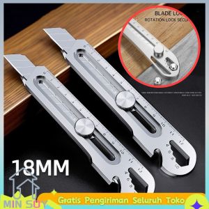 Cutter pisau 18mm multifungsi baja cutter besi stainless besar 5pc pisau set cutter pisau pemotong kertas