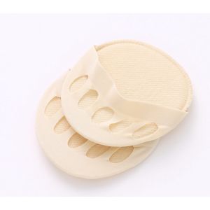 Five Finger Forefoot Pads Shoe Insoles Calluses Corns Foot Pain Care Cushion Women Forefoot Half Socks Inserts Anti-wear Heel Sock