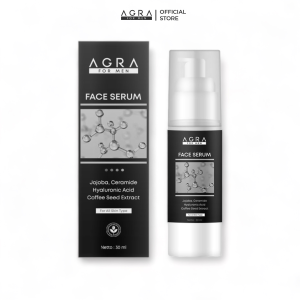 Paket 2pcs Agra Face Serum For Men Serum Wajah Pria Terbaik