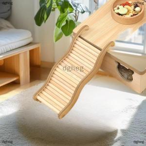[COD] dgheg Wooden Wave Staircase Hamster Pet Ladder Playing Supplies Eco-Friendly Fun Toy For Small Animals