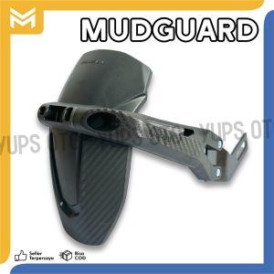 MUDGUARD UNIVERSAL SPAKBOR KOLONG BELAKANG MUD GUARD PENAHAN LUMPUR KARBON MUDGUARD MOSCOW ORIGINAL HIGH QUALITY PNP VIXION MEGAPRO SATRIA FU MX KING 150 JUPITERX 135 SONIC 150 GSX NINJA R15V2 R15V3 XABRE R25 OLD NEW SCORPIO XSR VERZA MEGAPRO GL PRO DL