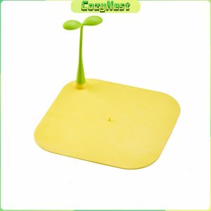 C.N. Thick Silicone Floor Drain Deodorant Cover Bathroom Deodorant Insect-Proof Bean Sprouts Shape
