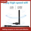 【CANAMEK】 Bộ chuyển đổi wifi USB mini mt7601 Bộ thu Wi-Fi Card mạng không dây 150Mbps rtl8188 cho máy vi tính để bàn máy tính xách tay 2.4GHz. 