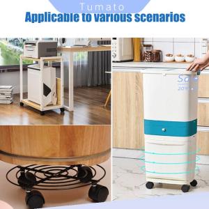 Tumato 1 cặp 1inch phổ bánh xe xoay Caster con lăn bánh xe đồ nội thất ghế văn phòng Caster với phanh cho hành lý phụ kiện