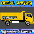 [TERBARU]Stiker Bak Samping Truk Stiker Variasi Truk Stiker Bak Elzio Sinaga Stiker Decal Stiker Nama Bisa Reques/Digant Ukuran 300x50 cm. 