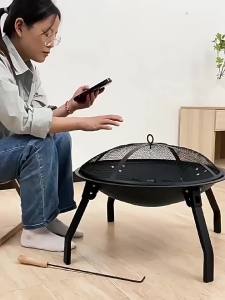 LZD  Cast Iron Pot Kettle Japanese Style Iron Teapot Iron Pot Household Health Pot Teapot Outdoor Bottle Iron Pot Stove Tea Stove