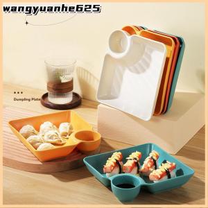 [WYH Store] 👗 1PCS Vinegar Dish Meal Sushi Dumplings Dish Square PP Snack Plate Dumpling Tray
