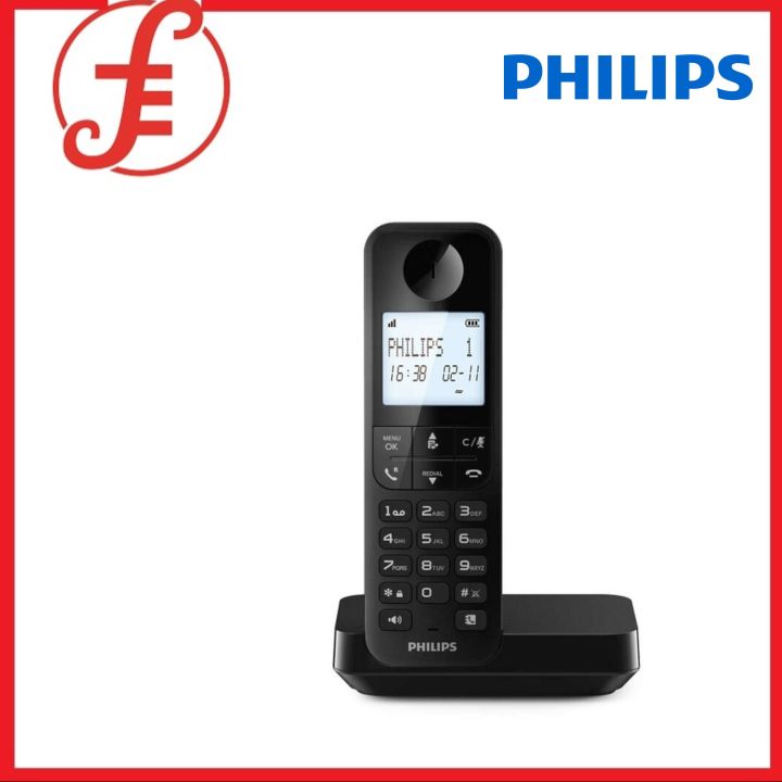 PHILIPS Cordless Phone D2701B D2702B D2751B D2752B with