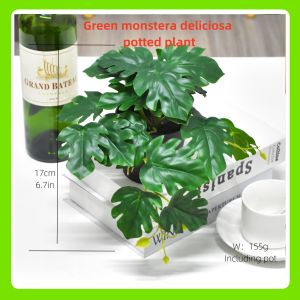 Simulation Potted Plant Mini Artificial Simulation Fake Flower Potted Plant Plastic Potted home deco
