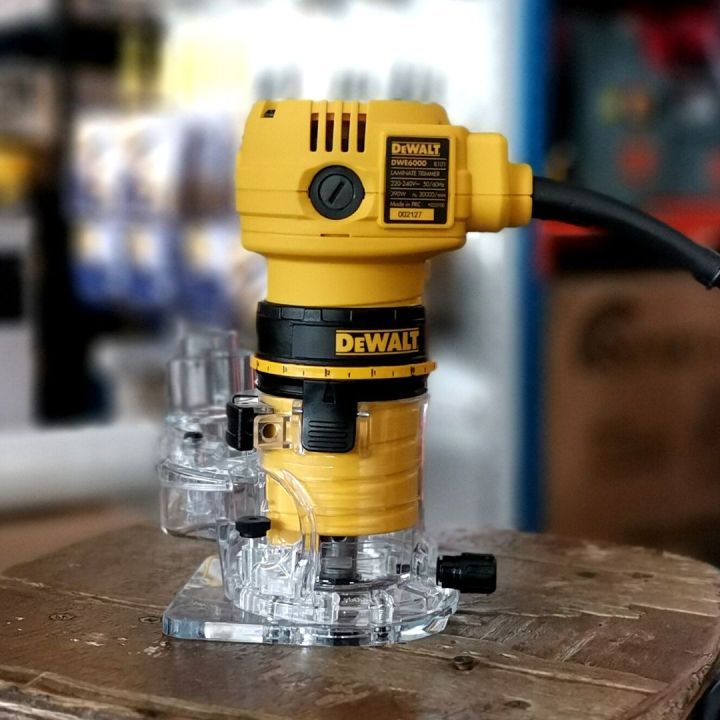 DeWalt DWE6000 Laminate Trimmer / Palm Router 1/4 [300W] Lazada PH