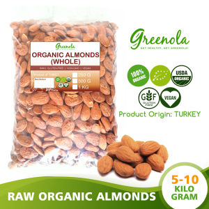 Greenola Whole Organic Almonds (Bulk) 10 kgs