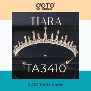 Goto Tiara Crown Bando Mahkota Pengantin Aksesoris Rambut Korea