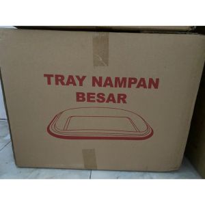 NAMPAN KUE/MIKA NAMPAN/TRAY KUE/NAMPAN SERAHAN/NAMPAN PLASTIK 1 DUS TERMURAH SEDANG DAN BESAR GROSIR