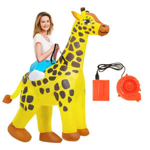 Life Size Animal Inflatable Suit With Fan Easy Inflation Halloween Costume Fun