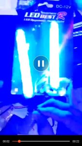 LAMPU KEDIP LAMPU KOLONG BLITZ 5 MATA SEPASANG 2 PCS BIRU LED MOTOR