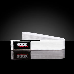 Sabuk Jiujitsu Putih Anak Hook Fight Gear Sabuk BJJ Anak Hook Kids BJJ Belt Kids Jiujitsu Belt Sabuk Brazilian Jiujitsu Anak Hook