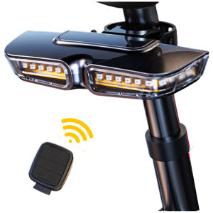 Đèn Báo Rẽ Xe Đạp Đèn Pha Nhấp Nháy Điều Khiển Từ Xa Không Dây Cho Xe Đạp Đèn Hậu Sạc USB Đèn Trước Sau