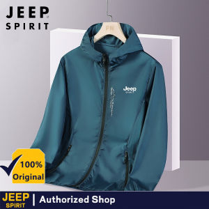 Jeep Spirit Hiking Waterproof Jacket Men Camping Running Sun-Windbreaker Quick Dry Outdoor Jackets Coat
