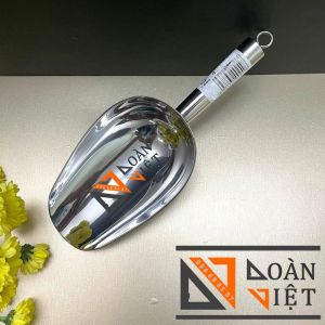 [INOX] Muỗng Xúc Đá INOX Cao Cấp Xẻng Xúc Nguyên Liệu đường gạo đậu - Nhiều Size - Dụng Cụ Pha Chế đồ gia dụng nhà bếp thiết yếu. Vá muôi xúc đường gạo nguyên liệu chế biến làm bánh