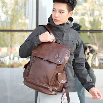 Shop Vintage Leather Backpack Men with great discounts and prices online Nov 2024 Lazada Philippines