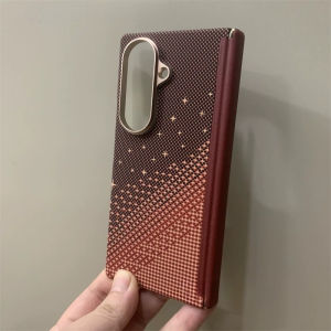 Case For Samsung Z Fold 8 7 6 5 Fold Screen PC Hard Carbon Fiber Texture Magnetic Wireless Charge Cover Camera Lens Armor Shell