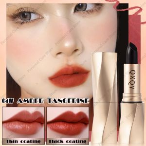 5 Colors Black Luxury Matte Velvet Lipstick Light Non-stick Cup Long Lasting Waterproof Moisturizing Smooth Lip Glaze