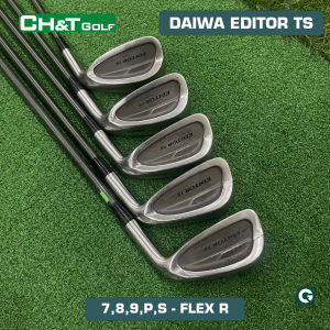 Bộ gậy golf sắt nam Daiwa EDITOR TS 5 cây 789SP Flex R