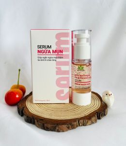 Serum Ngừa Mụn Mờ Thâm MIỀN THẢO MỘC Hỗ Trợ Ngăn Mụn Tái Phát Lành Sẹo & Dưỡng Trắng Da 30ml