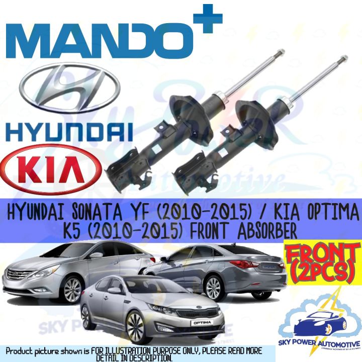 Front Spring Struts Rear Shocks for 2000-2005 Kia Optima Magentis Hyundai Sonata