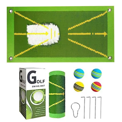 【Be worth】 Golf Hitting Mat For Tracing Swing Path Hitting And Chipping Training Golf Rubber Divot Board Instant Feedback On Your Swing