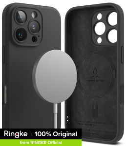 Ringke nam châm Silicone Tương Thích Với iPhone 16 Pro / iPhone 16 Pro Max Trường Hợp Trọng Lượng Nhẹ silicon mềm Bảo Vệ Bìa