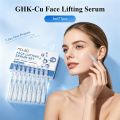 GHK-Cu Copper Peptide Firming Serum Lifting Plump Radiant Hydrating Face Essence Single-Dose Travel Use. 