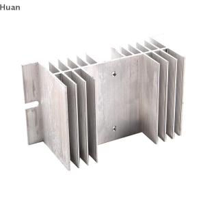 🎄【Special price】Huan อลูมิเนียม SINGLE PHASE Solid State Relay SSR HEAT SINK BASE หม้อน้ำ50*125*70mm